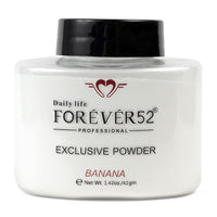 Daily Life Forever52 EXCLUSIVE BANANA Makeup Setting Loose White Powder Long-lasting Coverage Reduces Shine, Matte Finish Look- FBE002