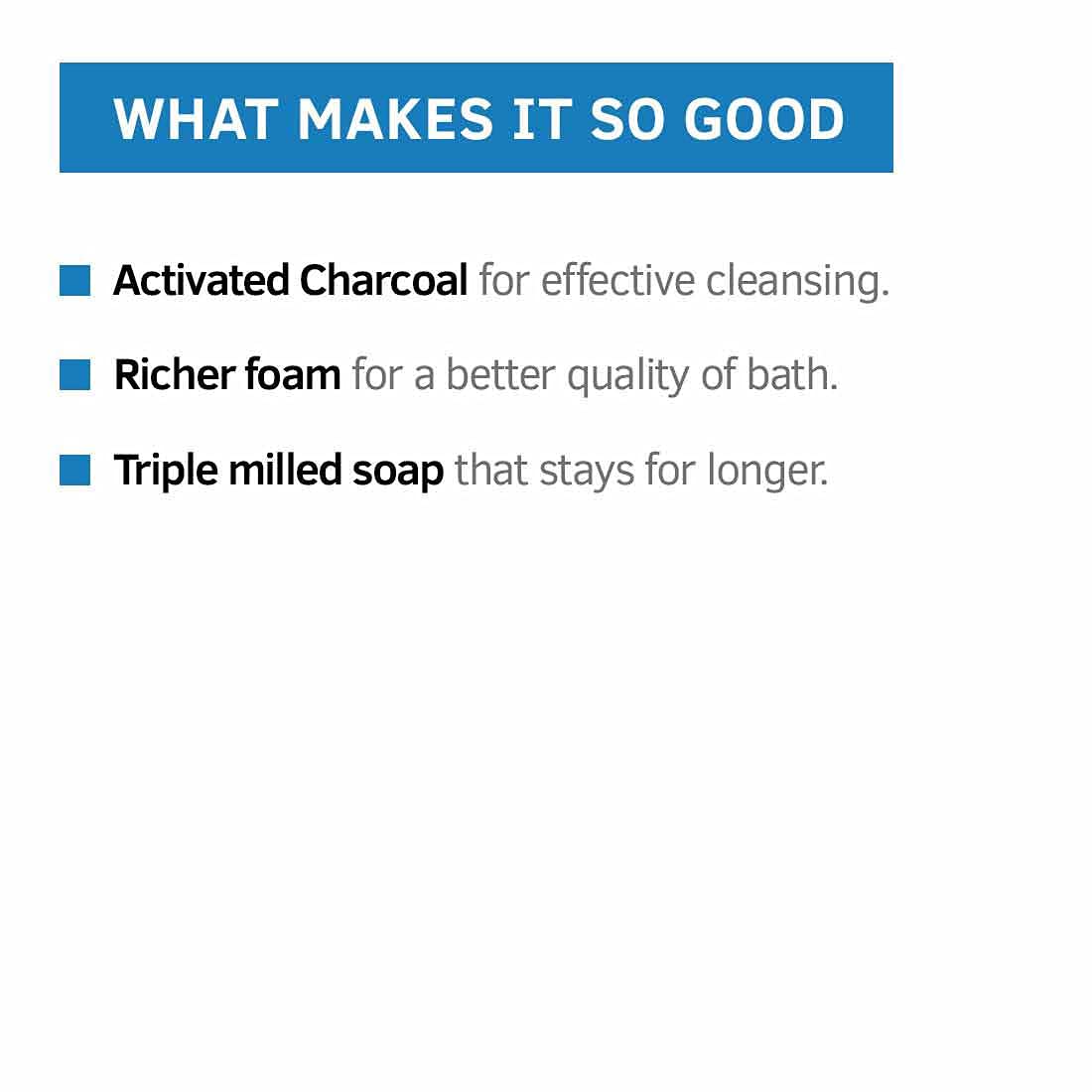 Ustraa Ammunition Cologne Soap with Charcoal & Bay Leaf, 125 gm (Pack of 2) | Pollutant-Free Skin with Activated Charcoal | Soap with Fragrance of Cologne