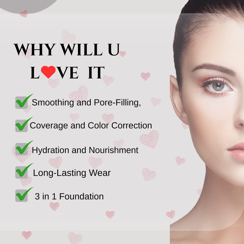 Bloom Beauty 3IN1 Foundation – Buttercream Glow | Lightweight Formula |Flawless Matte Finish