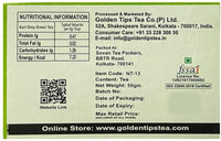 Golden Tips 100% Pure Indian Earl Grey Bergamot Flavoured Green Tea Bags Box (50gm- 25 Tea bags)
