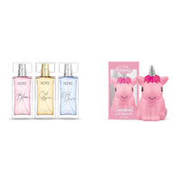 RENEE Eau De Parfum Premium Musk Fragrance Set - Bloom & Princess Snowball Lip Balm 3Gm For Pre-Teen Girls Spray,100 Ml