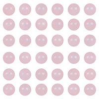 Bymitel 140Pcs Natural Crystal Beads Stone Gemstone Round Energy Healing Loose Beads with Stretch Cord for Jewelry Making Bracelets Anklets (Rose Quartz, 8mm 140pcs) Rose Quartz