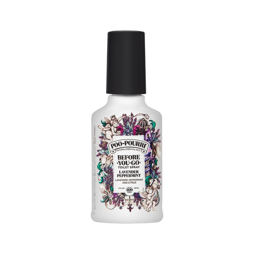 Poo-Pourri Before-You-Go Toilet Spray, Lavender Peppermint, Travel Size 10 mL - Lavender, Peppermint and Citrus 0.34 Fl Oz (Pack of 1)