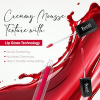 Born16 Tamaraa Liquid Lipstick – Imperial Rouge | Hydrated-Matte Finish with SPF | Waterproof, Transfer-Proof, 24-Hour Wear | Vegan & Non-Drying with Shea Butter, 4ml