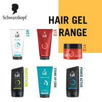Schwarzkopf TAFT Wet Hair Styling Gel For 24 Hours Shiny Wet Look Effect Hold 3 With Moisturising Formula, Non-Sticky And Easy to Wash Off, No Alcohol, No Sulphate, Vegan And Peta Approved - 150ML
