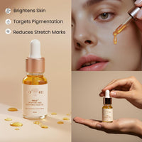 BiE Anti Pigmentation Kit | Treats Pigmentation, Melasma, Dark Spots & Ageing Spots | 3 pcs - O2 WOW Mask, Halo Face Oil, Superpower Eternal Youth Cream | Unisex