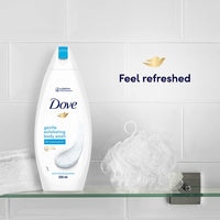 Dove Gentle Exfoliating Nourishing Body Wash, Mild Cleanser Moisturizes Skin, Balances Ph, For All Skin Type, 250 ml