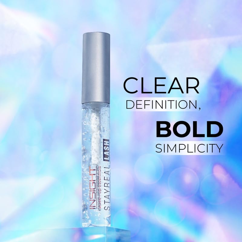 Insight Cosmetics Stay Real Lash Mascara| Transparent Mascara| Natural Look| Clear Gel Formula, 10gm