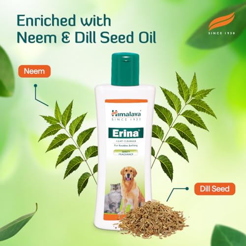 Himalaya Erina Coat Cleanser | Reduces Hairfall, Relieves | Itchiness and Promotes Healthy Skin | 450 ML | 1 Piece