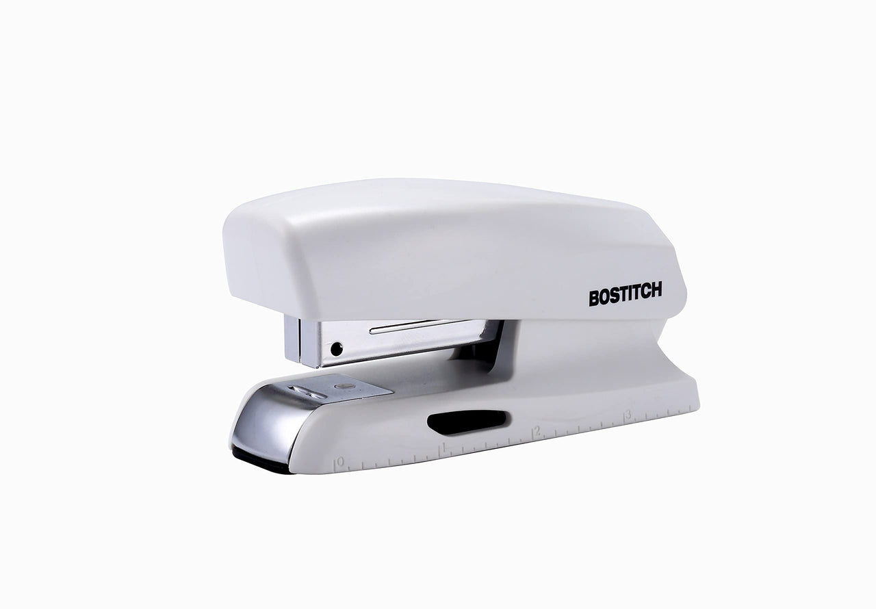 Bostitch Office 20 Sheet Stapler (Include 210 Staples), Small Stapler Size, Fits into The Palm of Your Hand, White (KT-B150-WHITE)