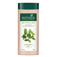 Biotique Bio Neem Margosa Anti Dandruff Shampoo and Conditioner, 180ml and Bio Henna Leaf Fresh Texture Shampoo & Conditioner, 180ml