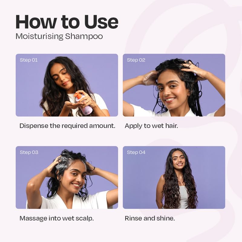 MANETAIN Moisturising Shampoo 237ml for Curly, Dry & Frizzy Hair | Sulphate & Paraben Free | Hydrates & Strengthens with Baobab Protein, Seaweed & Marshmallow Extract | CG-Friendly, Gentle Cleanser for Soft, Defined Curls