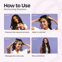 MANETAIN Moisturising Shampoo 237ml for Curly, Dry & Frizzy Hair | Sulphate & Paraben Free | Hydrates & Strengthens with Baobab Protein, Seaweed & Marshmallow Extract | CG-Friendly, Gentle Cleanser for Soft, Defined Curls