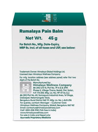 Himalaya Rumalaya Pain Balm 45 g | Fast Relief From Headache And Neck Pain Ayurvedic (Pack of 2)