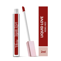 Oliva Liquid Lipstick, 12HR Long-lasting Matte Lipstick, Non Transfer, High Coverage, Water & Smudge Proof, Light Weight & Cruelty-Free - 2ml (Rebel Red 5)