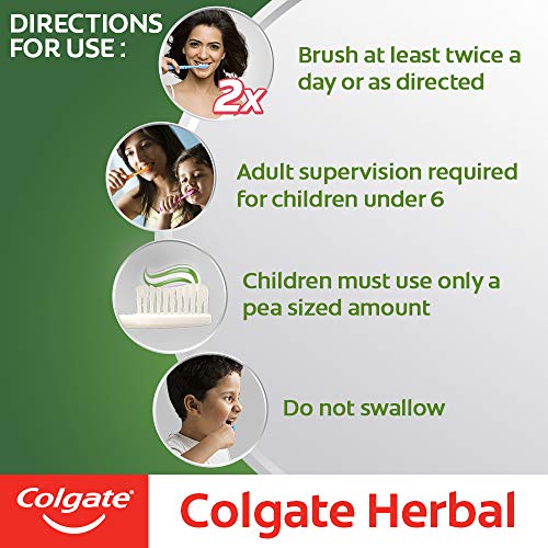 Colgate Herbal Oral Care Toothpaste, Goodness of Natural Ingredients for Healthy Teeth, 200g