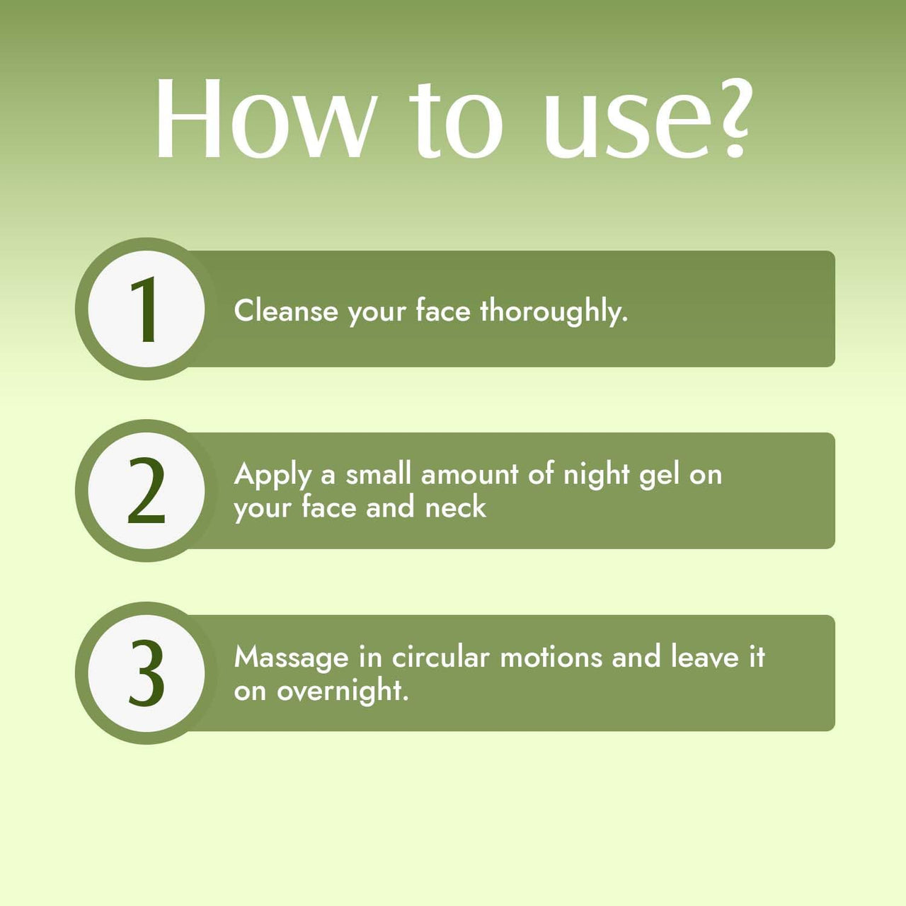 Aravi Organic Green Tea Night Gel Moisturizer - For Overnight Hydration - For Anti-Aging Oil Free Gel Moisturizer -For Men & Women - 50 gm