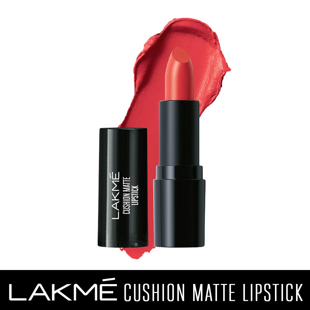 Lakmé Forever Matte Lipstick, Made With French Rose Oil Extracts, Pink Summer, 4.5G