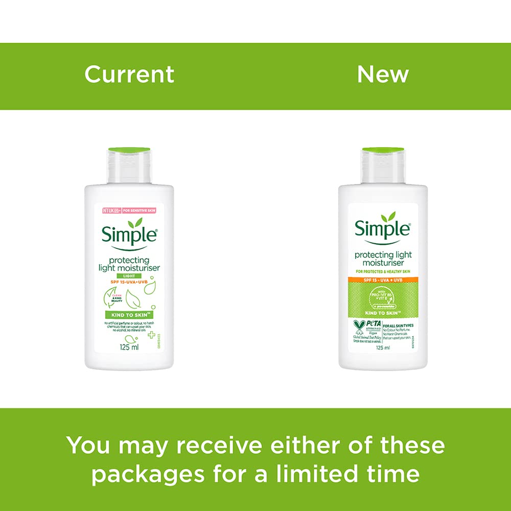 simple Kind To Skin Protecting Light Liquid Moisturiser 125 Ml (Pack Of 2)