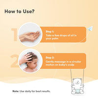 Mylo Baby Hair Oil 100 ml | Dermatologically Tested & Made Safe Certified | Promotes Hair Growth | Soothes dry scalp