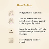 Vedix Ayurvedic Hair Mask For Hair Growth, Customized Niktha Vitc Oil Balance Hair Mask For Oily Hair With Amla + Lemon + Neem - 200Gm, 1 Count