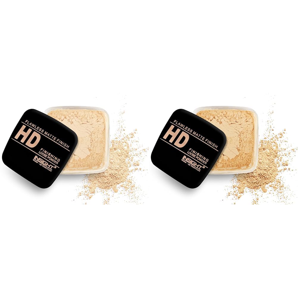 INSIGHT Pressed Powder Translucent Face Powder (LIGHT & Pressed All Skin Powder Translucent Face Powder (HONEY, 75 Grams