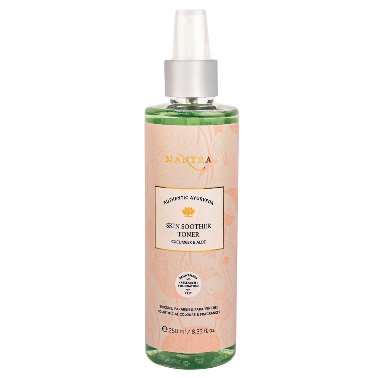 Mantra Herbal Skin Soother Toner with Cucumber & Aloe Vera – Hydrating, Soothing, Anti-Aging, Reduces Acne & Pores - 250ml