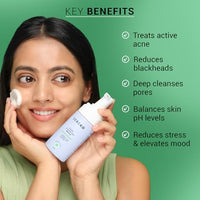 Sereko Pore Clearing Face Wash with 1% Salicylic Acid & Lactic Acid | Foaming Cleanser for Oily & Acne-Prone Skin | Deep Cleansing & Gentle Exfoliation | Sulfate-Free | For Men & Women | 100ml