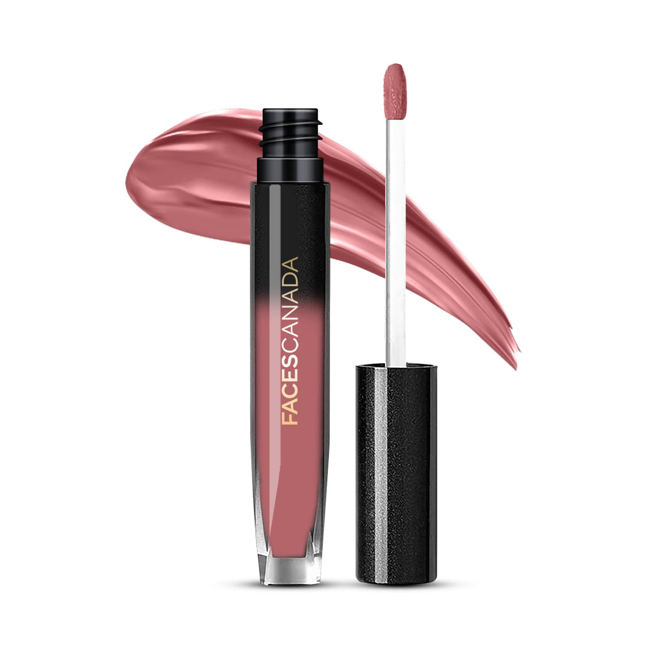 FACESCANADA Comfy Silk Liquid Lipstick - Ebony Rose 14, 3Ml | Satin Matte Hd Finish | Luxe Comfort | Longlasting | No Dryness | Smooth Texture | Mulberry Oil & Shea Butter For Plump Hydrated Lips