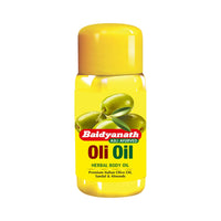 Baidyanath Asli Ayurved Oli Oil - Pure olive body oil with 2X more Real Italian Olives including Almonds and Sandalwood, more nourishment - 500 ml