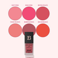 Lakyou Beauty Velvet Liquid Blush Matte | Light Weight | Highly Pigmented | Long-lasting | Easily Blendable | All Skin Types | Shade-02 (Rose Pink) 15ml