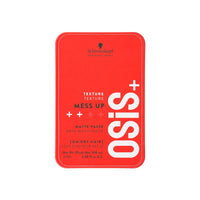 Schwarzkopf Professional OSiS+ Mess Up Matte Paste | Hair Styling Pomade for Men & Women | Medium Hold, Dry Texture & Non-Greasy Matte Finish | Easy to Apply, Mould & Wash | Vegan Formula (100 ML)