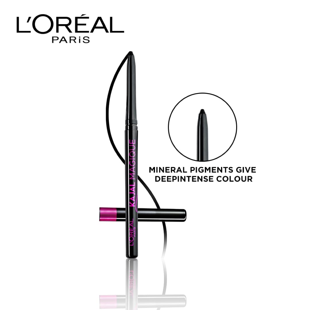 L'Oreal Paris Kajal Magique Matte Finish 0,35G (Black)