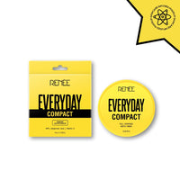 RENEE Everyday Compact Powder - Dsepia, Matte Finish, High Coverage, Ultralight & Silky Smooth Finish, Enriched With Vitamin C & H Yaluronic Acid, Cruelty-free Skincare Infused Makeup, 8gm