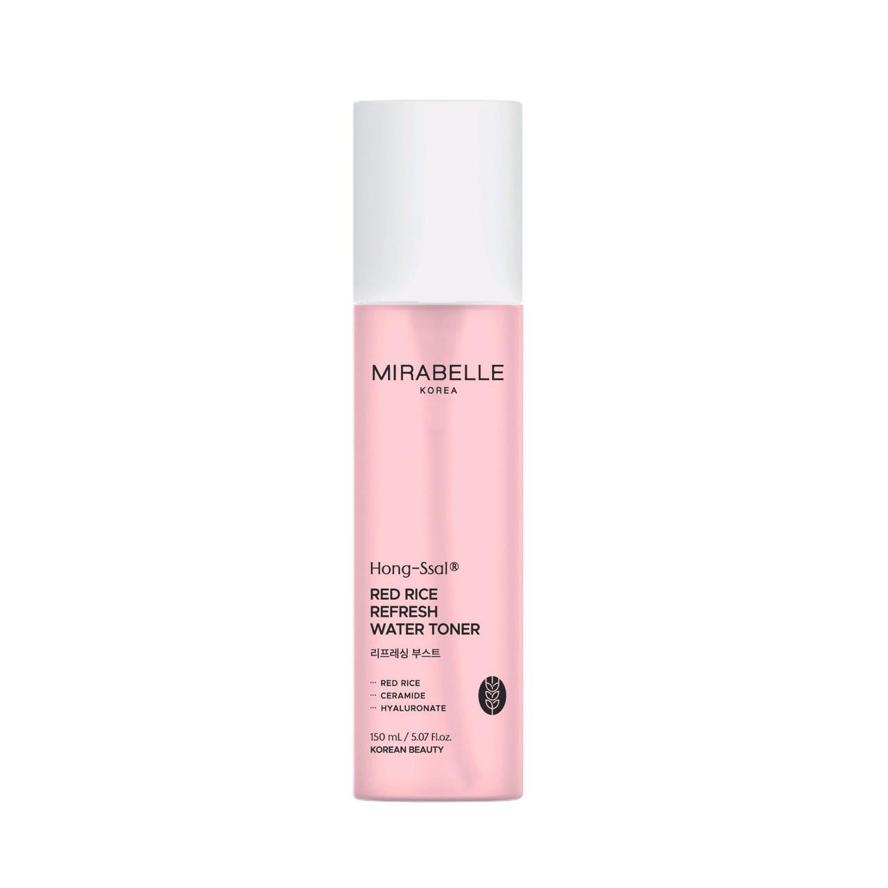 Mirabelle Korea Hong Ssal Red Rice Refresh Water Toner 150 ml | Tightens Pores & Moisturize | Women & Men | Korean Skincare