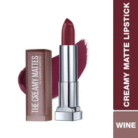 Maybelline New York Color Sensational Loaded Bold Lipstick, Midnight Date, 3.9g and Maybelline New York Color Sensational Creamy Matte Lipstick, 696 Burgundy Blush, 3.9g