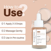 Glamveda Glutathione Skin Perfecting Face Serum with 2% ww Glycolic acid, 1% ww Salicylic acid for Glowing Skin | Brightening and Lightening Serum | 30ml