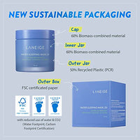 Laneige Water Sleeping Mask for Face | Hydrating Overnight Face Mask for Refreshed and Glowing Skin | Lightweight Gel Texture with Moisture Wrap | Smooth Skin Night Cream | Korean Skincare | 25 ml