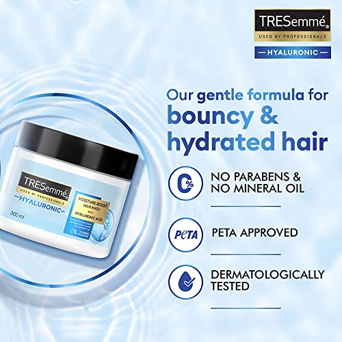 TRESemme Pro Pure Moisture Boost Mask, With Aloe Essence, Sulphate Free & Paraben Free, For Dry Hair, 300 Millilitre