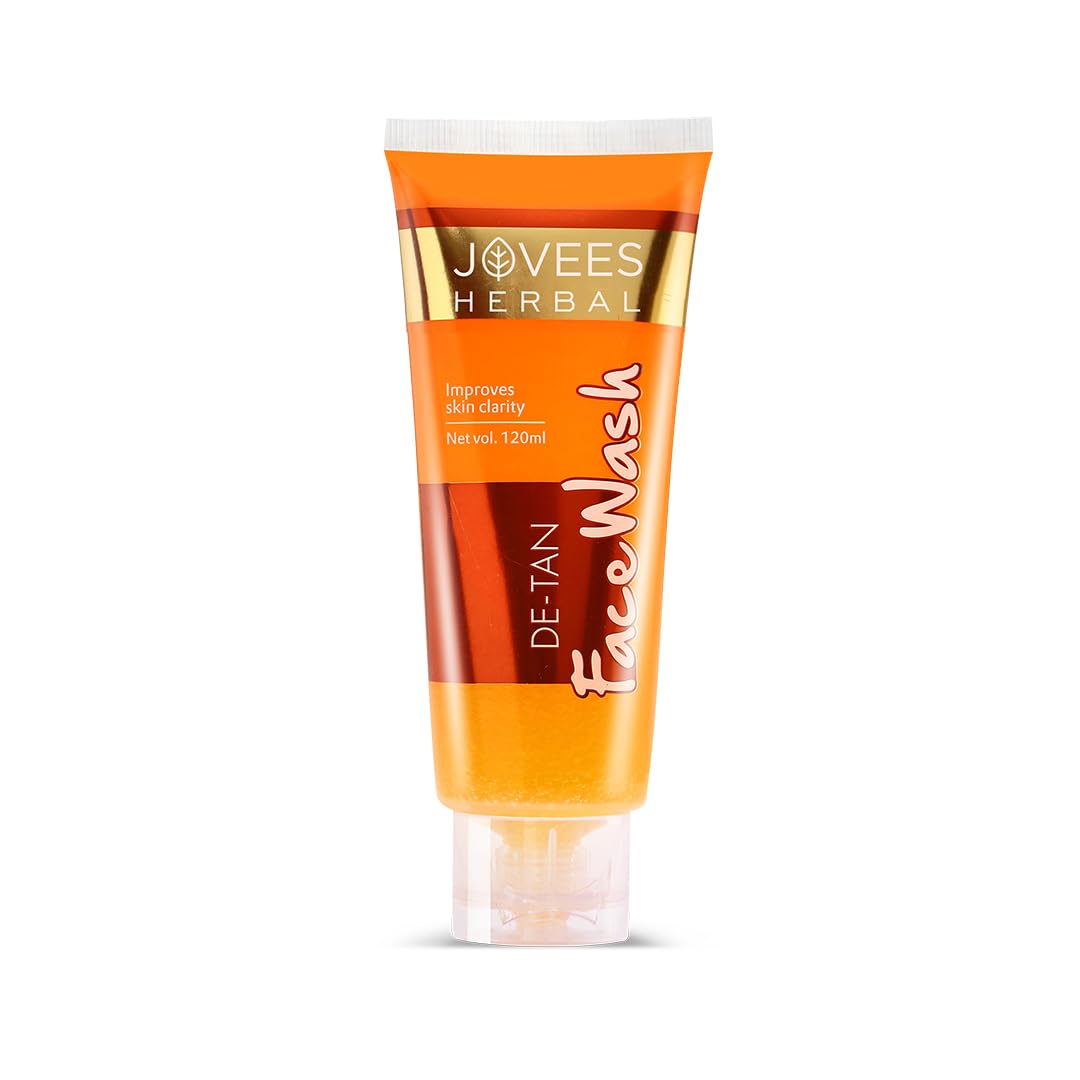 Jovees Herbal Bio Retinol & Cica Extract Anti Ageing Mini Facial Kit (53g) & De-Tan Face Wash (120ml) For Wrinkles, Fine Lines and Tan Removal | All Skin Types (Pack of 2)
