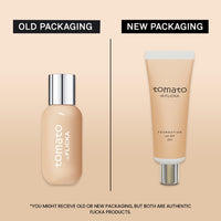 FLiCKA Tomato Liquid Foundation for Face Makeup 30ml | Light to Medium to Buildable Coverage | Moisturizing, Lightweight & Long Lasting | All Skin Types | 03 Caramel