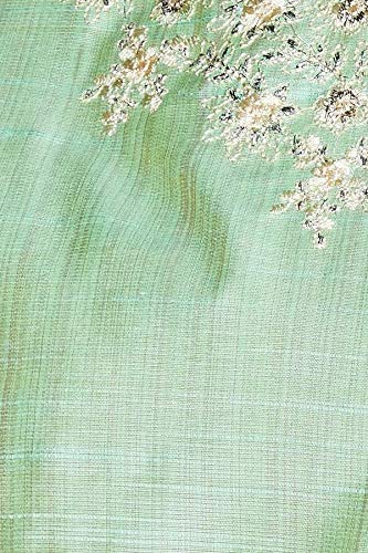 BIBA Womens Round Neck Slub Palazzo Suit