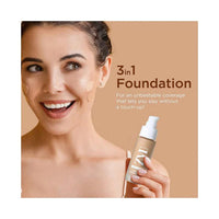 ZM Game Face on Liquid Foundation 12hour Long-lasting | Smudge-Proof | Transfer Proof | SPF 25 (Almond)