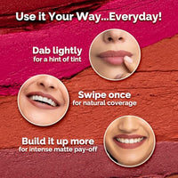 Mamaearth Moisture Matte Long Stay Lipstick Minis Gift Set - Bright and Bold | 8 Hour Moisture Lock | Up to 12-Hour Long Stay | Smudge Proof | Travel-Friendly| Gifting For Valentine's Day, Birthday, Anniversary & Special Occasions | Premium Gift Pack