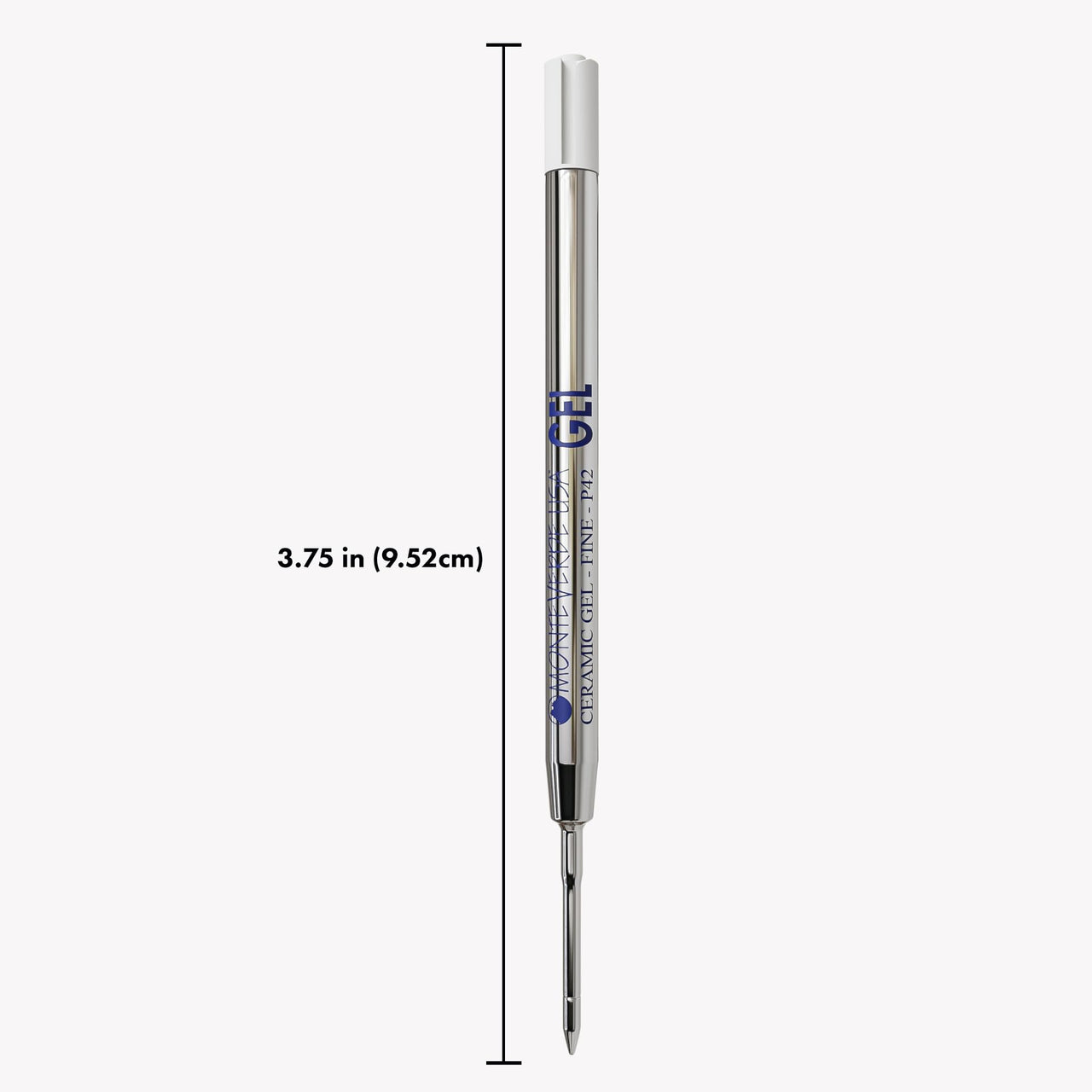 Capless Gel Ballpoint Refill to Fit Parker Ballpoint Pens, Fine Point, Blue Black, 2 per Pack (P422BB) Blue and Black