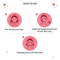 Indus valley Face care combo of Cow's Milk Yogurt & Honey Gel, Under eye cream and Skin Lightening Brightening Face mask (50ml+50ml+100ml=200ml)