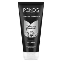 POND'S Bright Miracle Detox Facewash | 10X Power of Activated Charcoal| For Deep Cleaned Skin | Reveals Glow, Pollution Clear Face Wash, 200gm