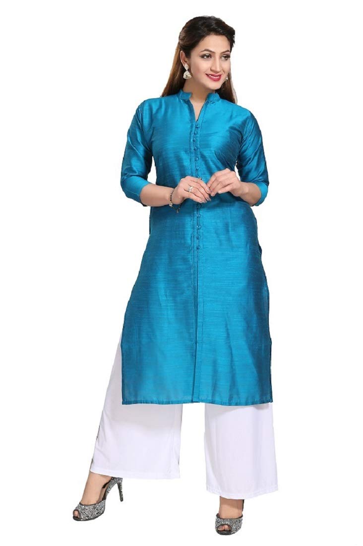 DREAM & DZIRE Women's  Silk Straight Kurti for All