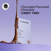 Sereko Calming Candy Tabs Supplements, Improve Quality Sleep, Reduce Stress Levels, Mood Swings & Enhance Overall Skin Health for Women & Men | Non - Addictive 10 Tablets