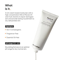 Minimalist Marula Oil 5% Face Moisturizer For Dry Skin With Hyaluronic Acid For Deep Nourishment & Hydration, For Men & Women